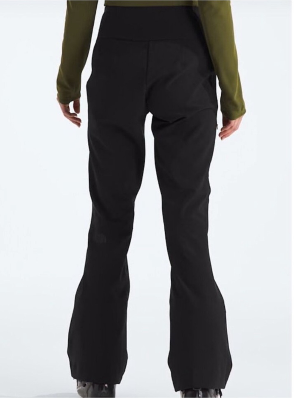 The North Face Womens Windwall Black Softshell Pants Size Medium Ski Winter Snow